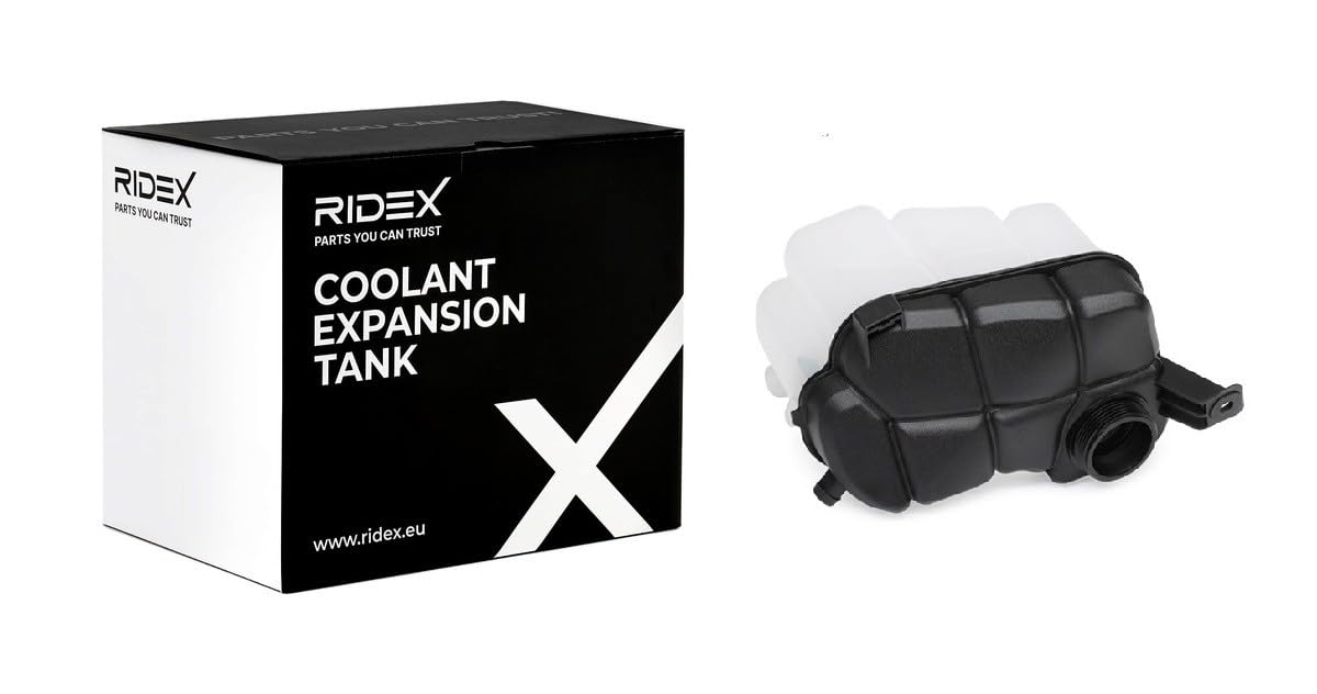 RIDEX 397E0213 Depósito compensación refrigerante sin tapones sin sensor Compatible con VW Golf 4 Hatchback 1J1