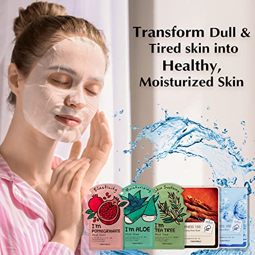 Tonymoly BFF Face Sheet Mask| Pack of 10|Sheet Face Mask for Glowing Skin|Facial Mask With Essence| Soothes Skin Irritation, Refines Pores & Skin Radiance|Sheet Mask Combo - Image 5