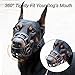 Dog Muzzle, Breathable Basket Muzzles for Small, Medium, Large and X-Large Dogs, Stop Biting, Barking and Chewing (XL - Labrador, Black)