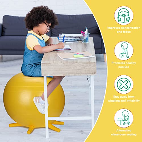 Tanlade 6 Pack 18 Inch Kids Chair Ball Flexible Seating For Classroom Kids Yoga Ball Chair Improve Focus And Balance With Alternative Seating Desk Ball Chairs For Students Sitting (Multi Color) #TOP1