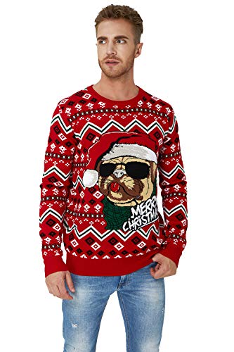 NEWISTAR Unisex Maglione Casual Vintage Girocollo