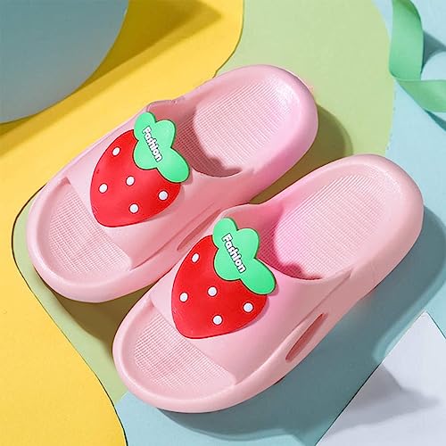 Kids Girls Strawberry Cloud Slides Comfortable Non-Slip Summer Beach Pool Shoes Toddler Cute Home Bathing Sandals2
