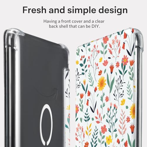 Image of CoBak Magnetic Case for 7 inch Kindle Paperwhite 12th Gen 2024 and Kindle Colorsoft - Compatible with iPhone MagSafe, for Samsung /Belkin /Anker Wireless Charging Pads, Clear Back Cover, Auto Sleep Wake