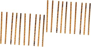 KALLORY 20 Peças Lápis De Padrão Animal Lápis De Artesanato Lápis Listras Lápis De Desenho Lápis De Pintura Lápis De Arte Lápis De Desenho Animado 2 Lápis Crianças Criança Madeira Verão A