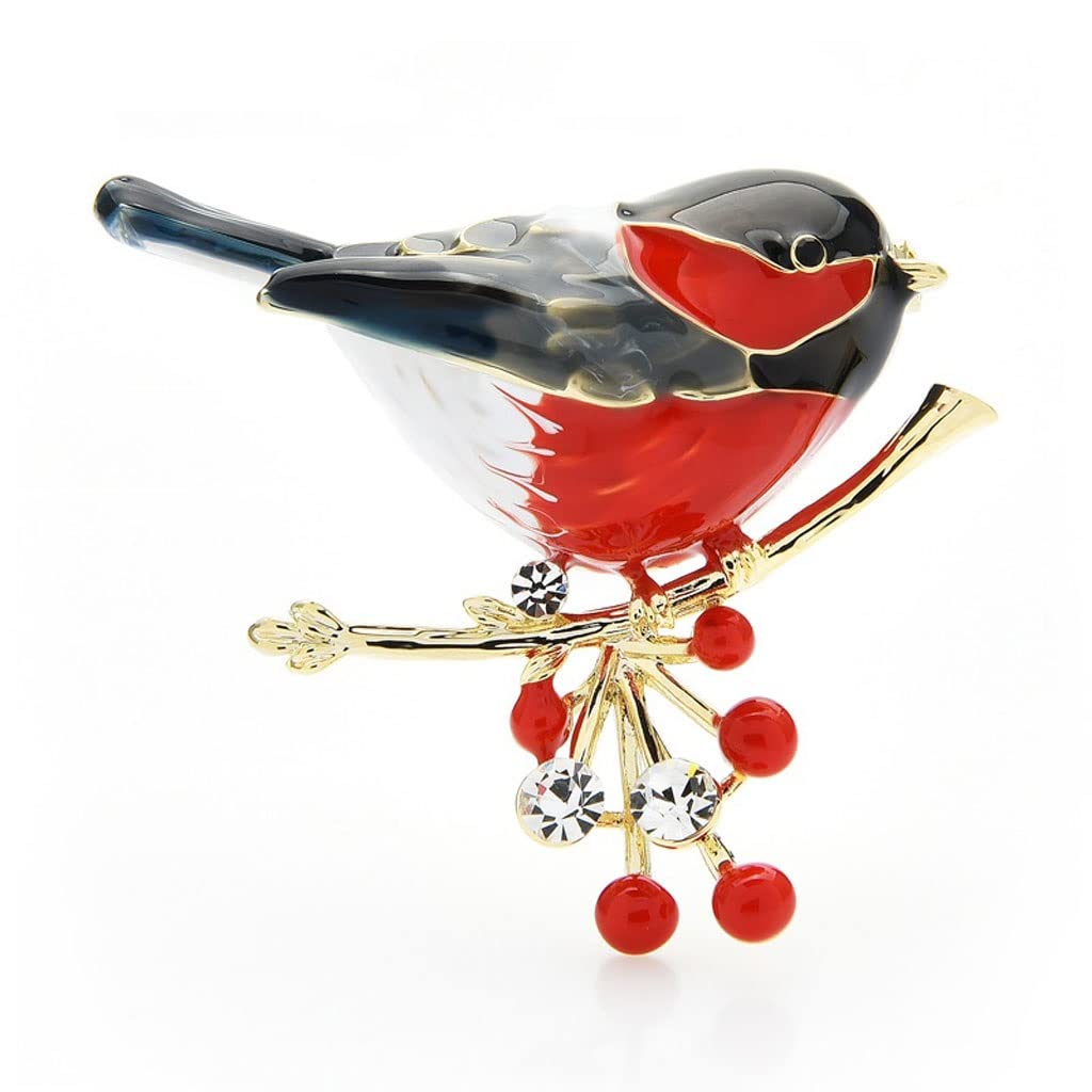 Frauen Brosche Pin Mehrfarbige Vogel Brosche Pins Qualität Emaille Broschen Neujahr Designer Schmuck Geschenk Exquisite Broches