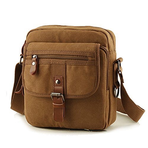 Sac de messager homme en toile finis les objets encombrants dans les poches