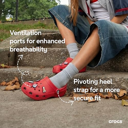 Image of Crocs Men Classic Clog 10001-6WC Varsity Red M13