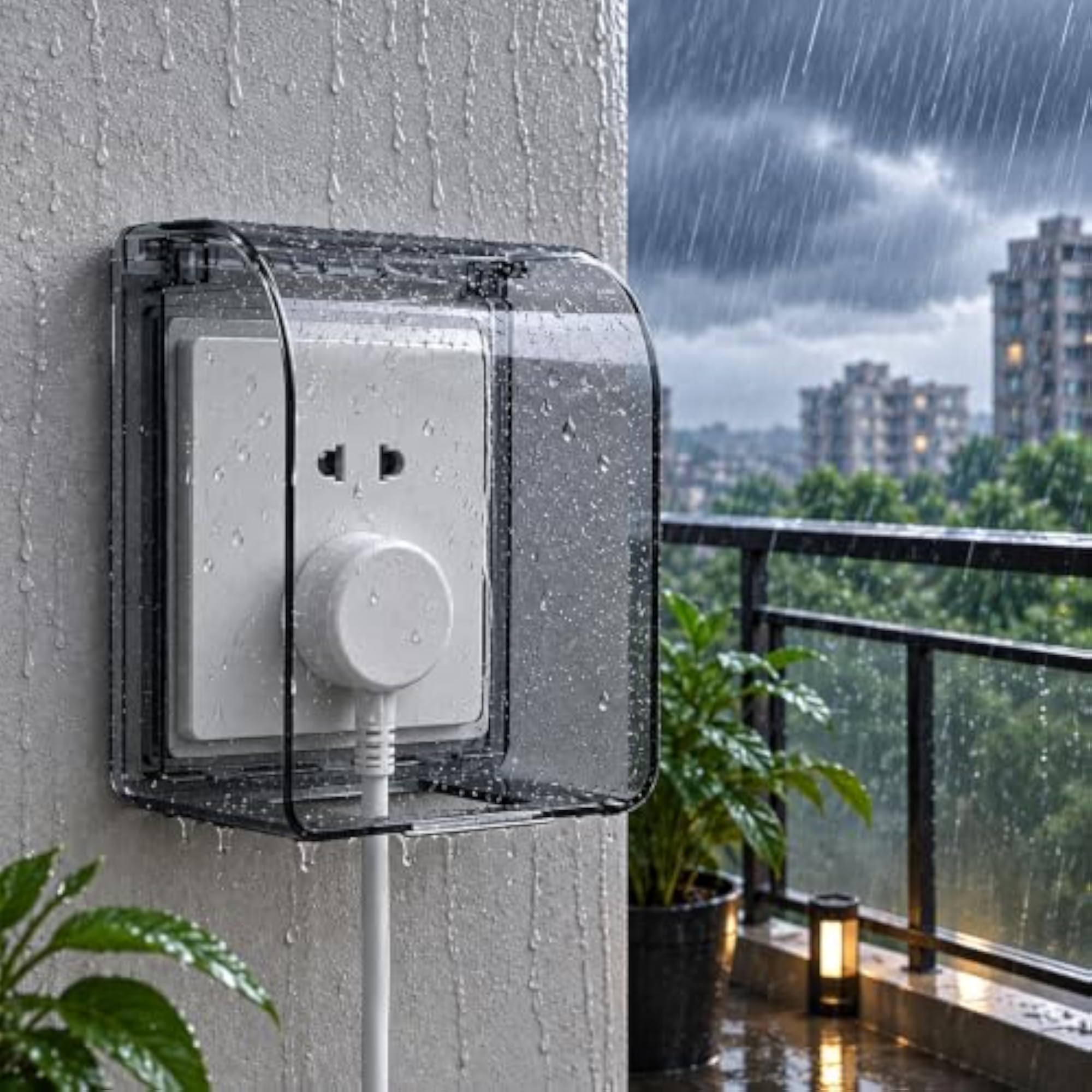 Waterproof Wall Switch Socket Cover with Splash Guard