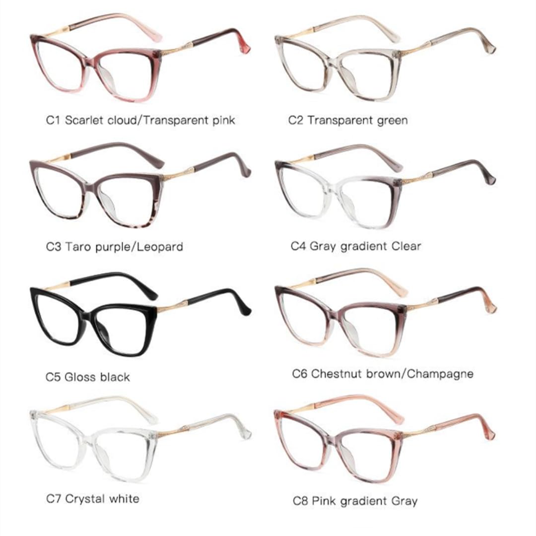 Montura de gafas de sol de lujo con incrustaciones y lentes para mujer