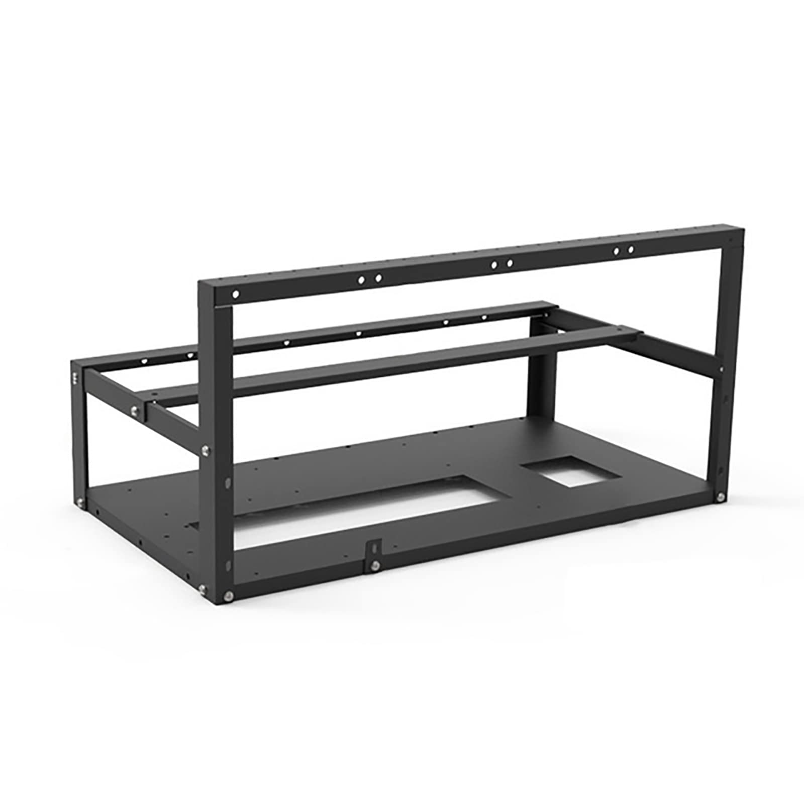 Marco abierto de plataforma de minería para tarjeta gráfica CPU, soporte de disipador de calor para 6 8 tarjetas gráficas, 4 x 12 cm, soporte de pie para minería