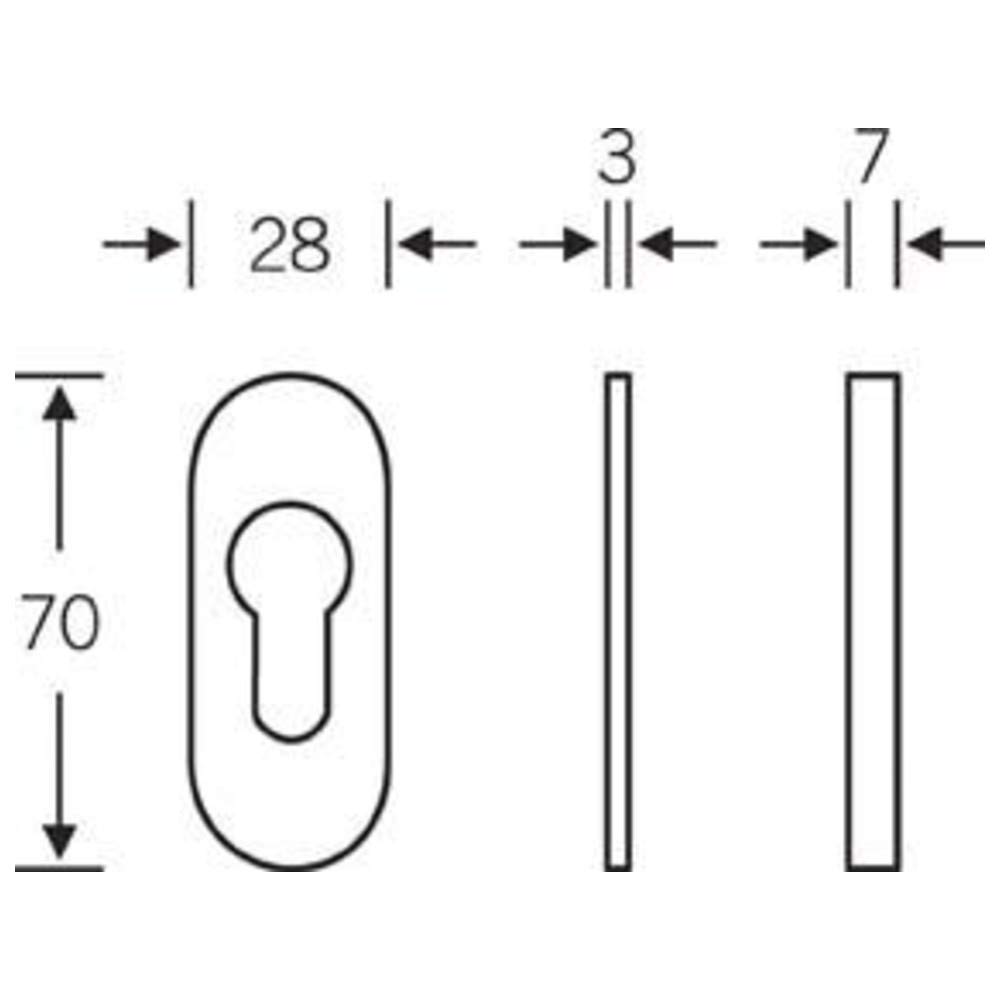 Format 4015354219677 - Pt-schlñsselrosette.pz. 0171729.oval.alu+9016weiñ