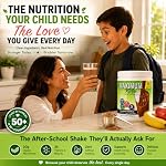 Maximum Kids Complete ORGANIC Powder Mix - Great TASTING, EASY to use, complete nutritional drink with 26 vitamins & Minerals, 20g of Plant Protein, 3g of Fiber. Kid TESTED! Parents APPROVED!