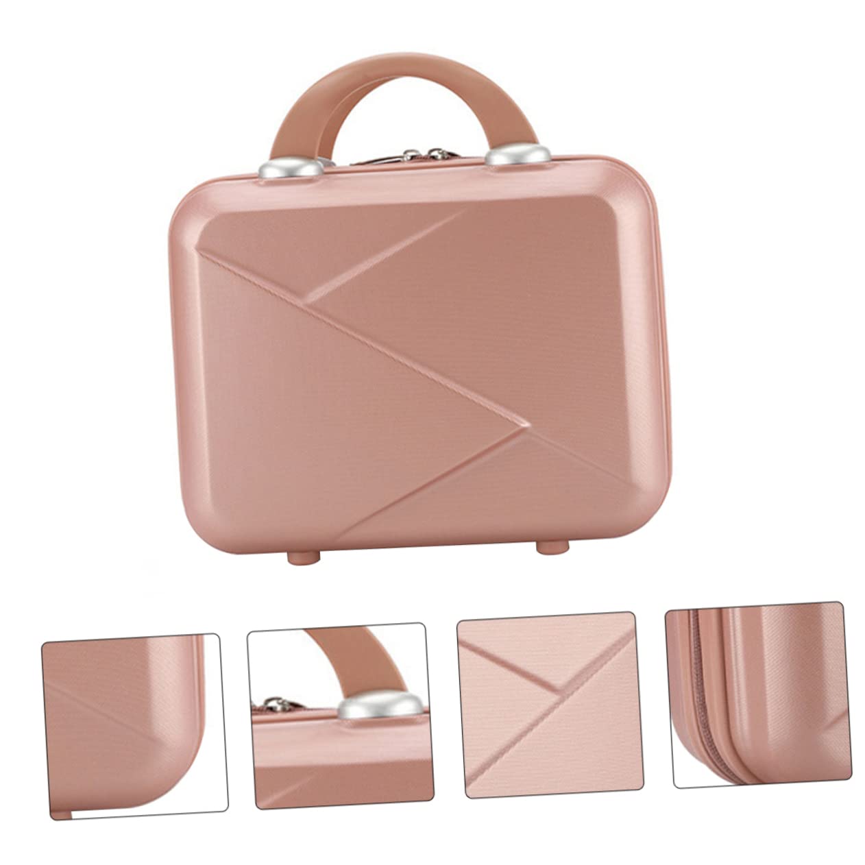 Kosmetikkoffer Tragbar für Frauen Reisekoffer Make-up-Halter Aufbewahrungsbox aus Hochwertigem Material
