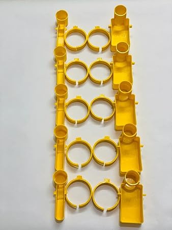 Bird Feeder & Drinker with Ring Fix Any Bottle Pack of 8