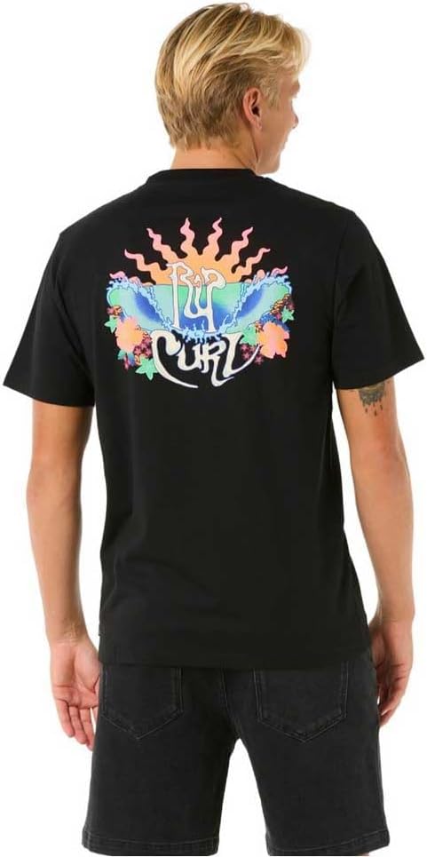 Rip Curl Men's Relaxed Fit Logo Crew T-Shirt
