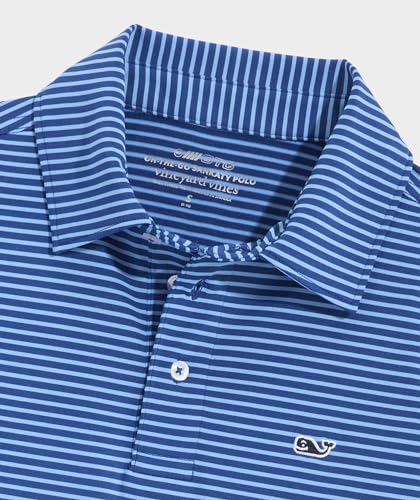 Image of Vineyard Vines Kids Bradley Stripe Sankaty Polo (Toddler /Little Kids /Big Kids)