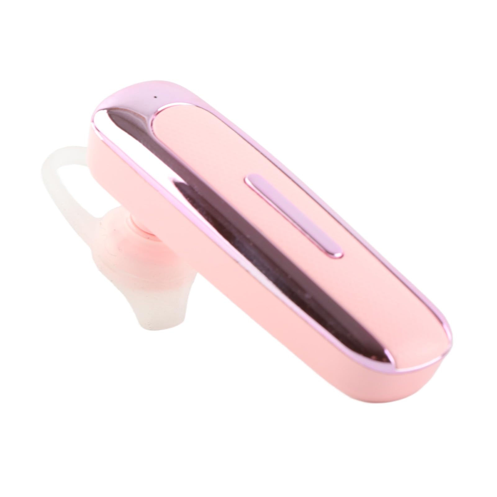 Kuuleyn Bluetooth Earphone,Long Standby Time in Ear Headphones,Single Ear Stereo True Business Sports Headphones with Charging Cable Manual Hook (Pink)