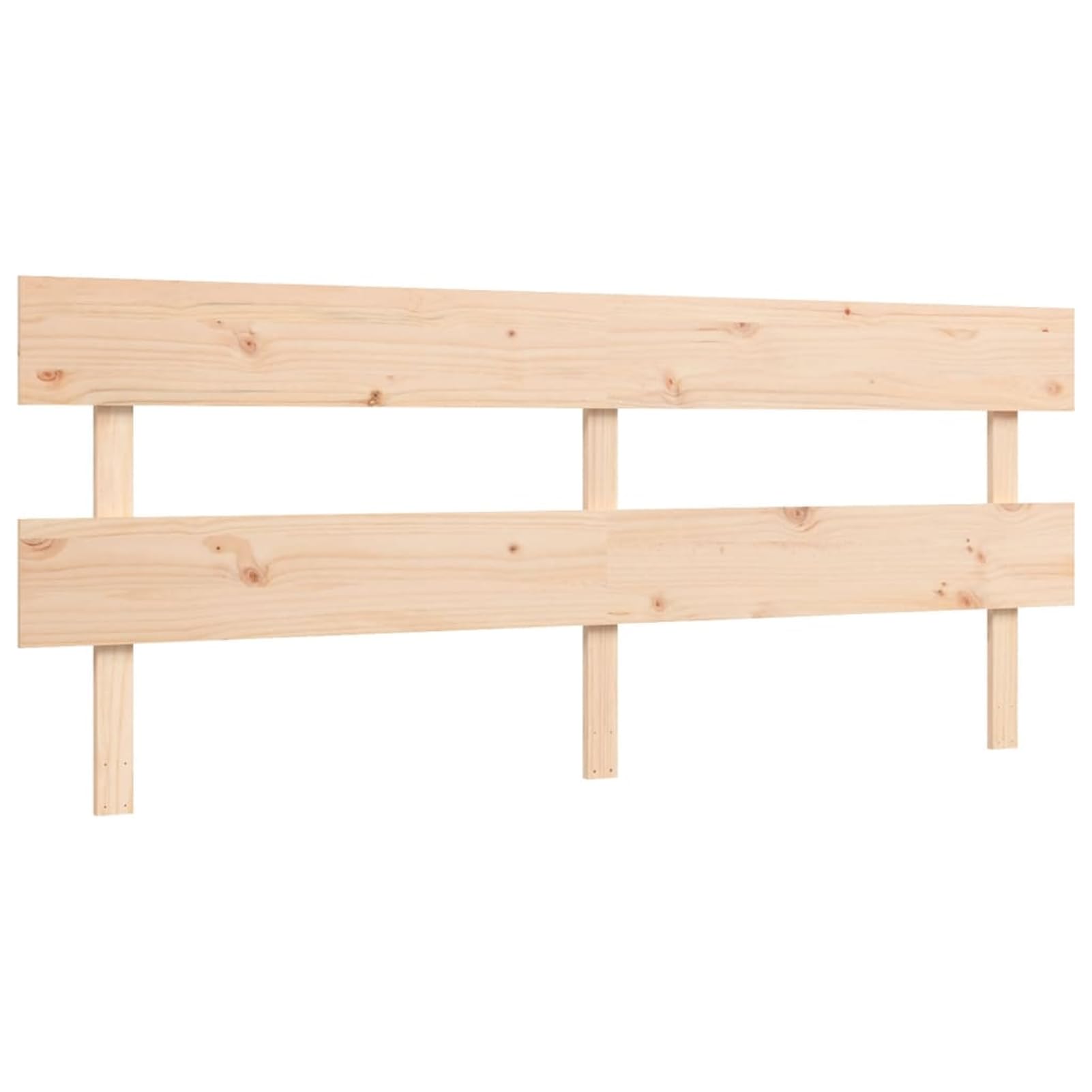 Homgoday Massives Kiefernholzbett 200x200 cm mit Stauraum, Seniorengerecht - 81 cm Höhe Model3195371