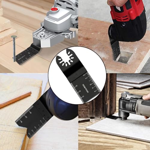 10 Pcs Multi Tool Blades Oscillating Saw Blades Universal Oscillating Quick Release Saw Blades Compatible with Dewalt, Milwaukee, Makita, Ryobi, Rockwell, Bosch 7 10 Pcs Multi Tool Blades Oscillating Saw Blades Universal Oscillating Quick Release Saw Blades Compatible with Dewalt, Milwaukee, Makita, Ryobi, Rockwell, Bosch - Image 7