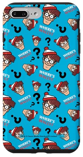 ウォーリーをさがせ Faces and Question Marks All-Over Print スマホケース iPhone 7 Plus/8 Plus 用