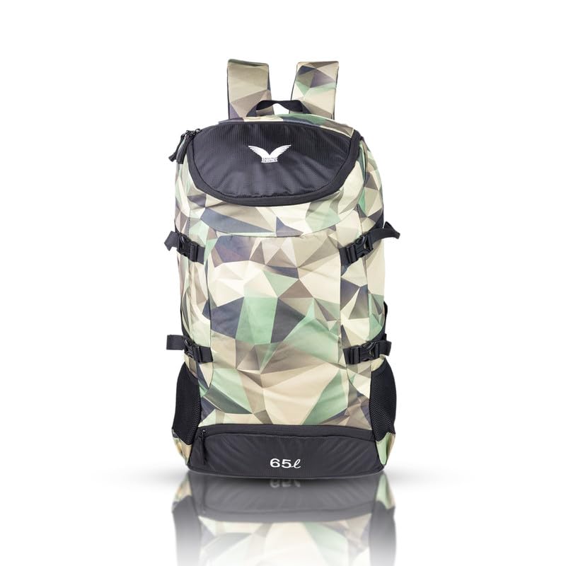 TerraQuest Plain PU Trekking bagpack for Travel, Hiking & Camping – Large Capacity Rucksack Adjustable Straps, Multi-Compartment Design & Stand-Upright Structure-image-1