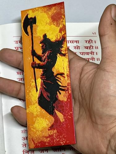 Image of 3D Anime Warrior Bookmark Set (Set of 3) - Demon Slayer Inspired | Stylish Matte Finish | Perfect Gift for Manga & Anime Fans (Parshuram Ji)