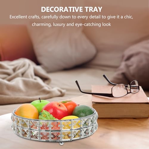 Plateau de rangement en miroir pour organiser vos objets avec élégance
