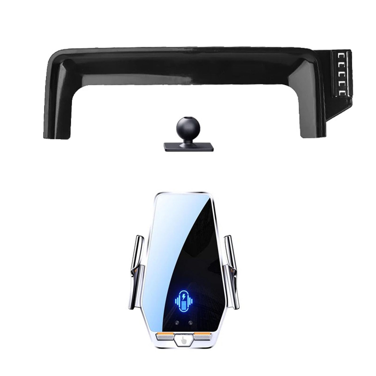 MOGFLMAN Car Phone Holder for Mercedes-Benz GLC X254 2023-2024, LHD Car Phone Holder