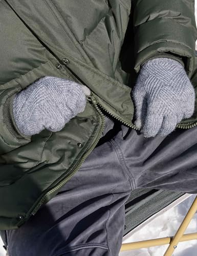Image of Winter Coats For Men Winter Jackets Water Resistant Warm Thicken Puffy Hooded Insulated Thicken Parka Coat