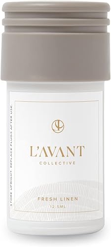 Miniatura 1 de Aera L'Avant Fresh Linen - Recambio de fragancia para el hogar, notas de ylang ylang, bambú y lavanda, funciona con mini difusor Aera, tamaño de