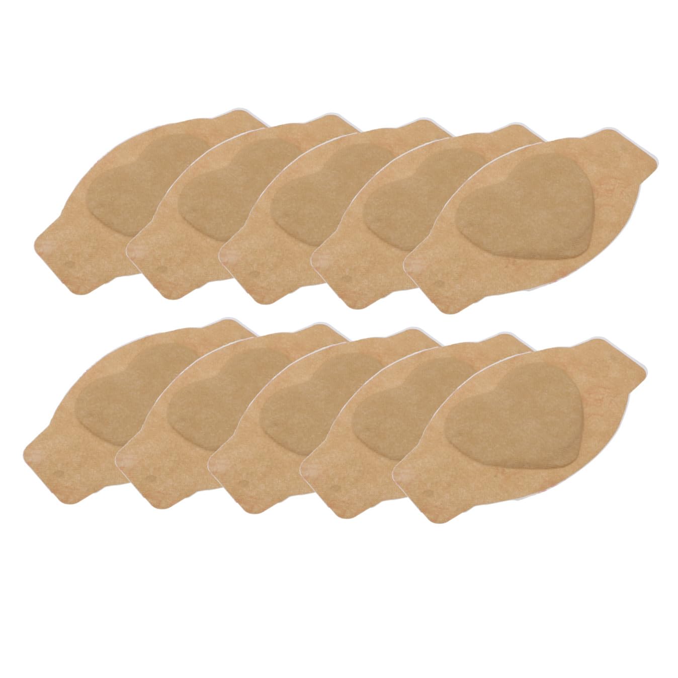 Pegatina Cálida Autocalentable 10 Piezas, Tejido Transpirable | Femenina, Formato Portátil, Color Amarillo, para Salir y Momentos Obsequios
