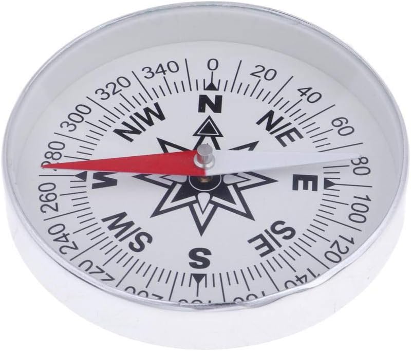 Metal Survival Sighting Compass Waterproof Emergency Tool for Mountaineering Kayaking Boating Camping Hiking Backpacking