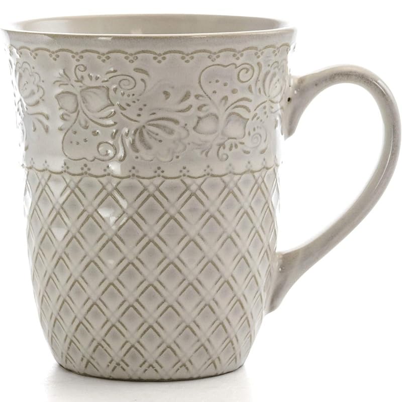 Vaisselle combinée carrée 16 pièces motif incrusté pour service de table complet - 3