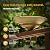 Solar Bird Bath,Deck Bird Bath with Solar Fountain,Metal Bird Bath Bubbler,Deck Mounted Bird Bath,Balcony Bird Bath,Patio Garden Decor