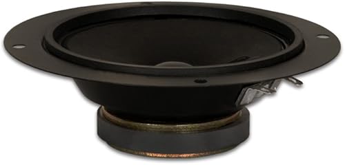 Goldwood - Altavoz medio de 80 vatios, altavoz de rango medio de 5.25 pulgadas, color negro (GM-35)