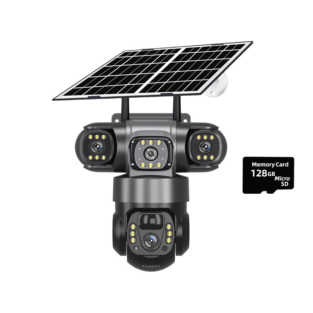 屋外防犯カメラ トリプルビュー 太陽光発電 V380 Pro 屋外 4G Amazon