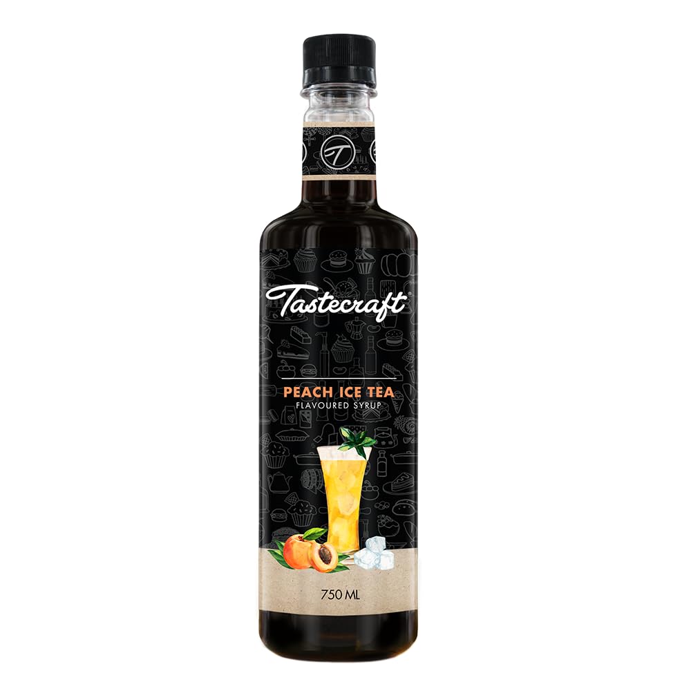 Tastecraft Peach Tea Syrup 750ml [Exotic Ingredients, Naturally Infused, Authentic Taste]-image-15