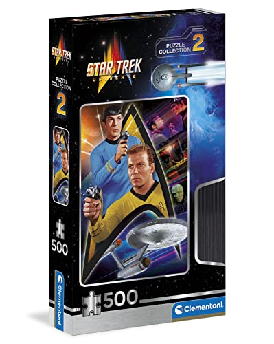 Clementoni 35141 Pieces, Jigsaw Puzzle for Adults-Made in Italy, Star Trek 500
