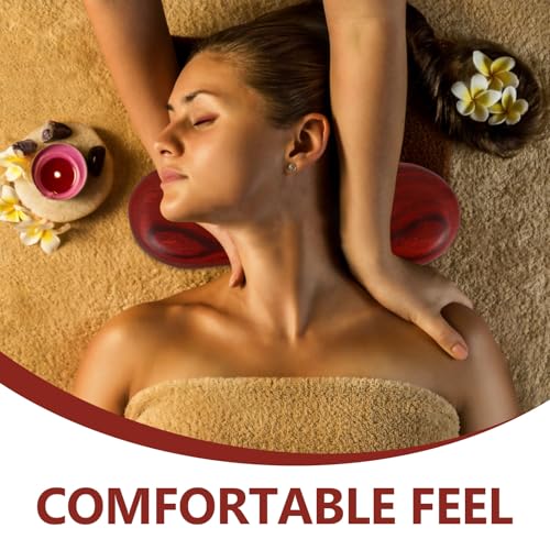 Oreiller cervical en bois de massage avec surface lisse de relaxation - 7