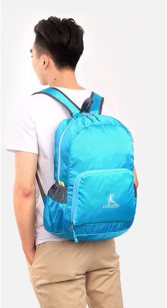 Wanderrucksack Wasserdichter Wanderrucksack 25L，Zusammenklappbarer Reise-Camping-Rucksack，Leichter Kleiner Exquisiter Tagesrucksack für Männer und Frauen Reise