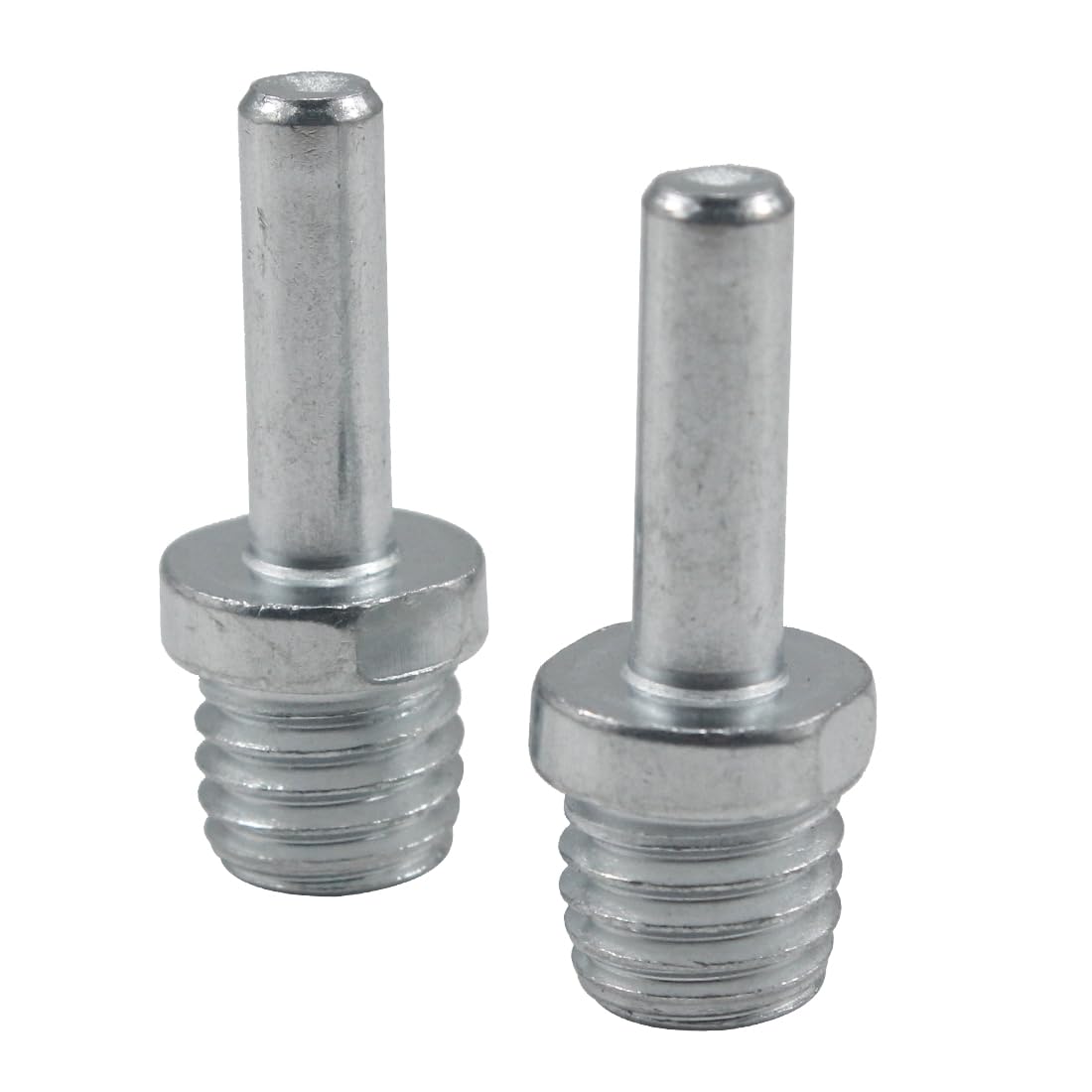 2 Pcs 5/8"-11 Male Thread to Drill Adapter (8mm Shank)