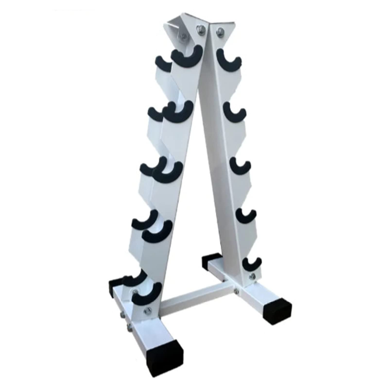 Support d'haltères en acier massif pour kettlebells et balles médicales - 8