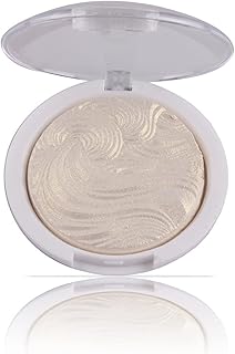 Powder Highlighter Makeup,Highlighter Palette,Highly pigmented Powder Highlighter Shimmer Colors for Highlighting and Contouring,Powder Highlighter with Silky & Shimmery Effect (#01)