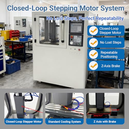 EQCOTWEA CNC Milling Drilling Machine