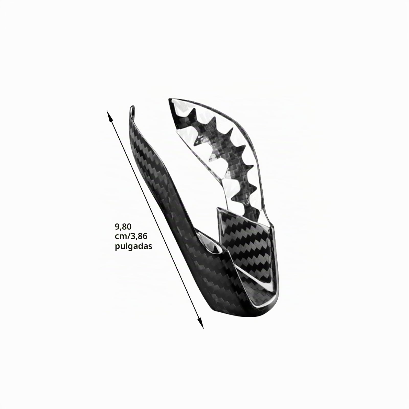 KUNGKIC Cubierta de fibra de carbono para palanca de cambios de coche para BMW M2 G87 M3 G80 M4 G82 G83 X3M F97 X4M F98 M8 F91 F92 F93 X5M F95 X6M F96 2021-2025 Accesorios Pomos para palanca de cambio