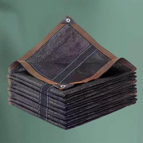 Bâche noire 75% d'ombrage avec œillets pour occultation extérieure - 2