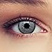 Produktbild Designlenses 2 Graue Kontaktlinsen mit Stärke farbige Drei Monatslinsen für einen natürlichen Effekt, geeignet für dunkle Augen + Gratis Behälter"Natural Grey" -2,75