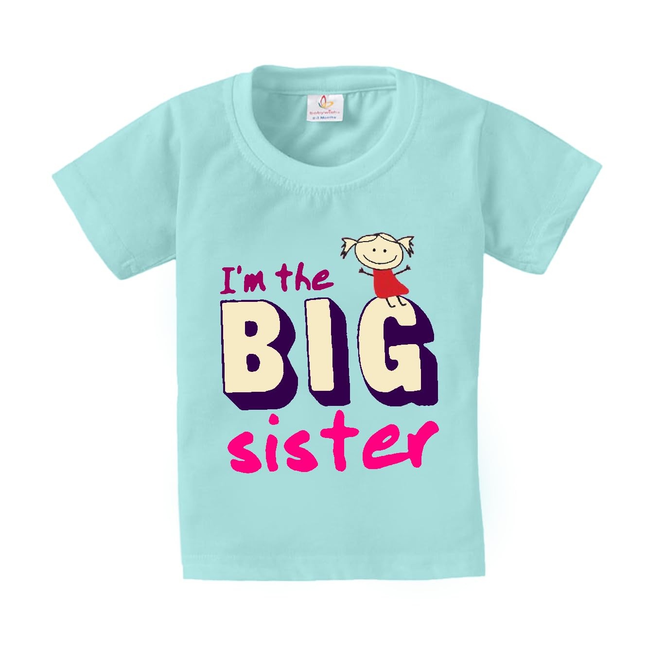 baby wish rakshabandhan Tshirt for Kids for Boy’s and Girl’s T-Shirt Brother Sister Matching Dress Raksha bandhan Gift for...
