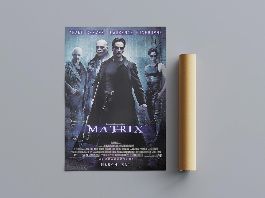 Pixie Posters Multi Colour All Time Great Movie Posters The Matrix Wall Art (A4 Size 21Cmx29.7cm)