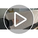 Full Bed Frame, Upholstered Platform Bed with Corduroy Headboard, Black image 7